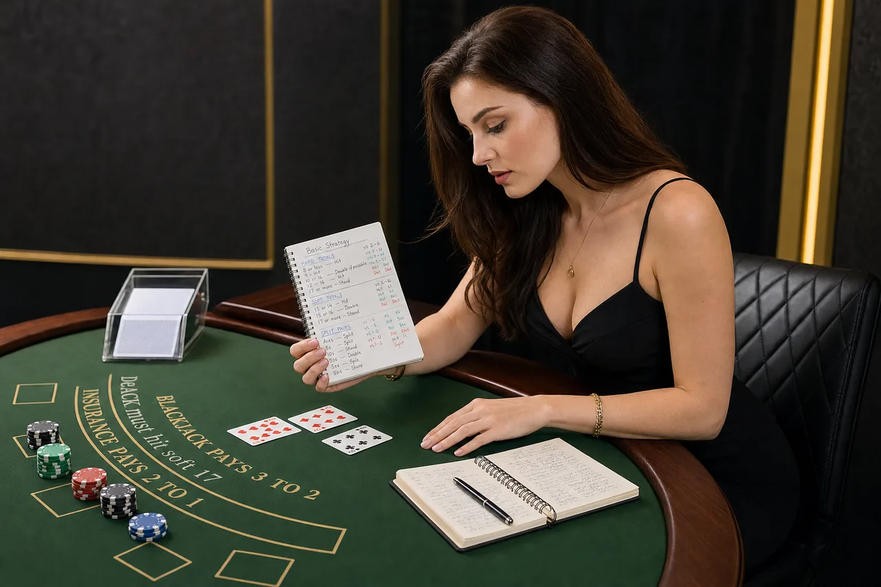 H2: Hiểu Đúng Về Chiến Thuật Blackjack Cơ Bản (Basic Strategy) Dành Cho Người Mới Bắt Đầu - minh hoa phan tich thuc te