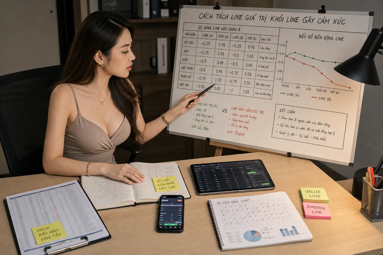 Cách tách line giá trị khỏi line gây cảm xúc - minh hoa phan tich thuc te