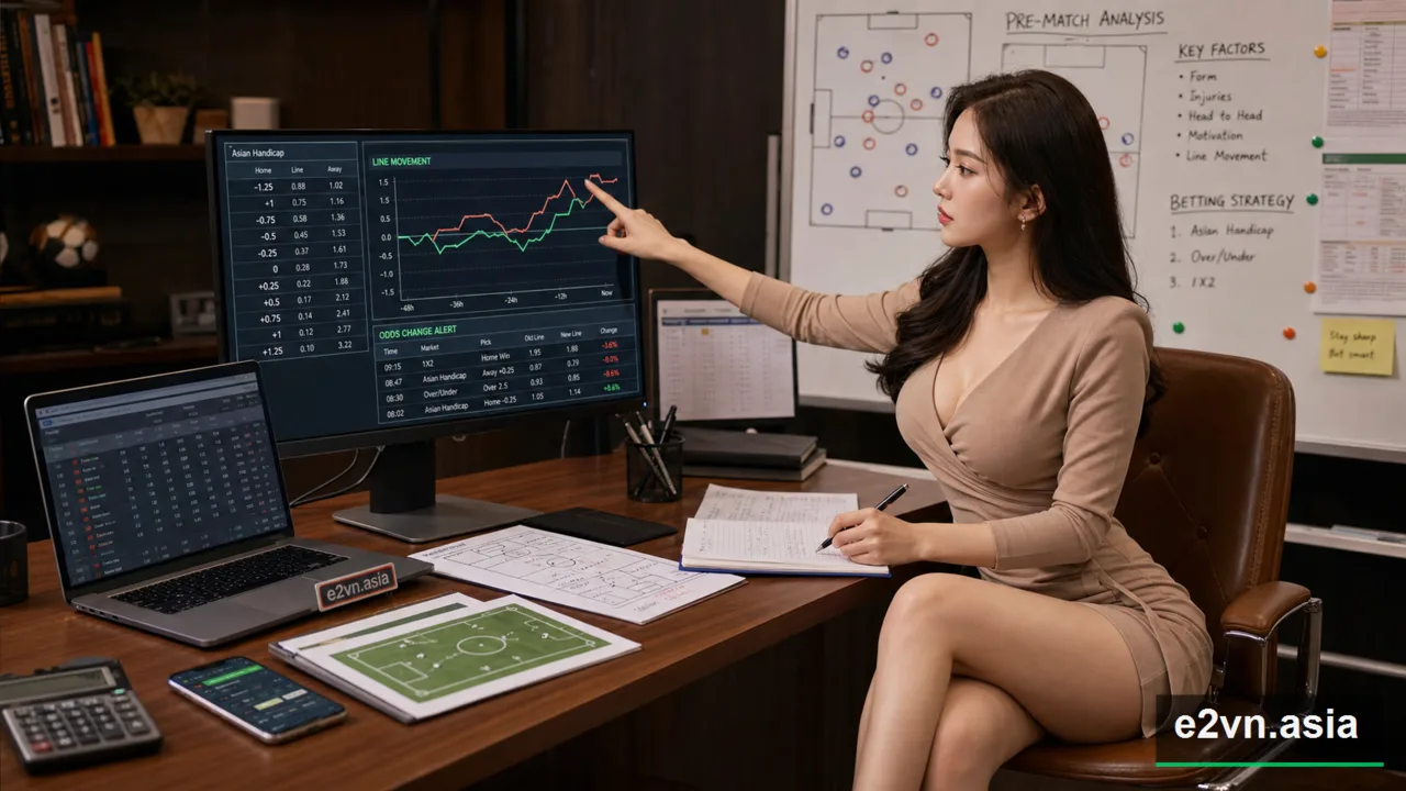 Phan Tich Bien Dong tỷ lệ Keo Truoc Tran Dau - minh họa phân tích thực tế