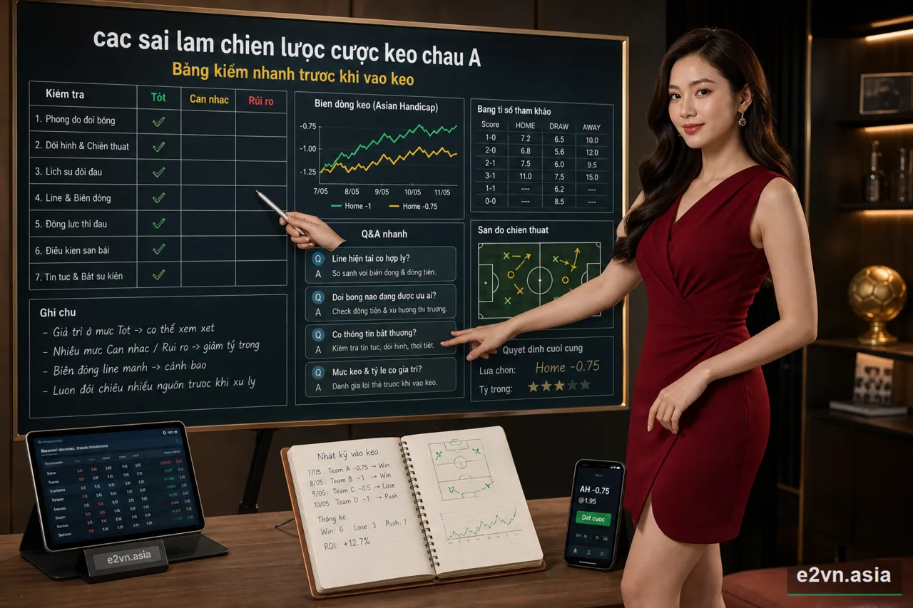 các sai lầm chiến lược cược kèo châu Á cho giải đấu Euro
