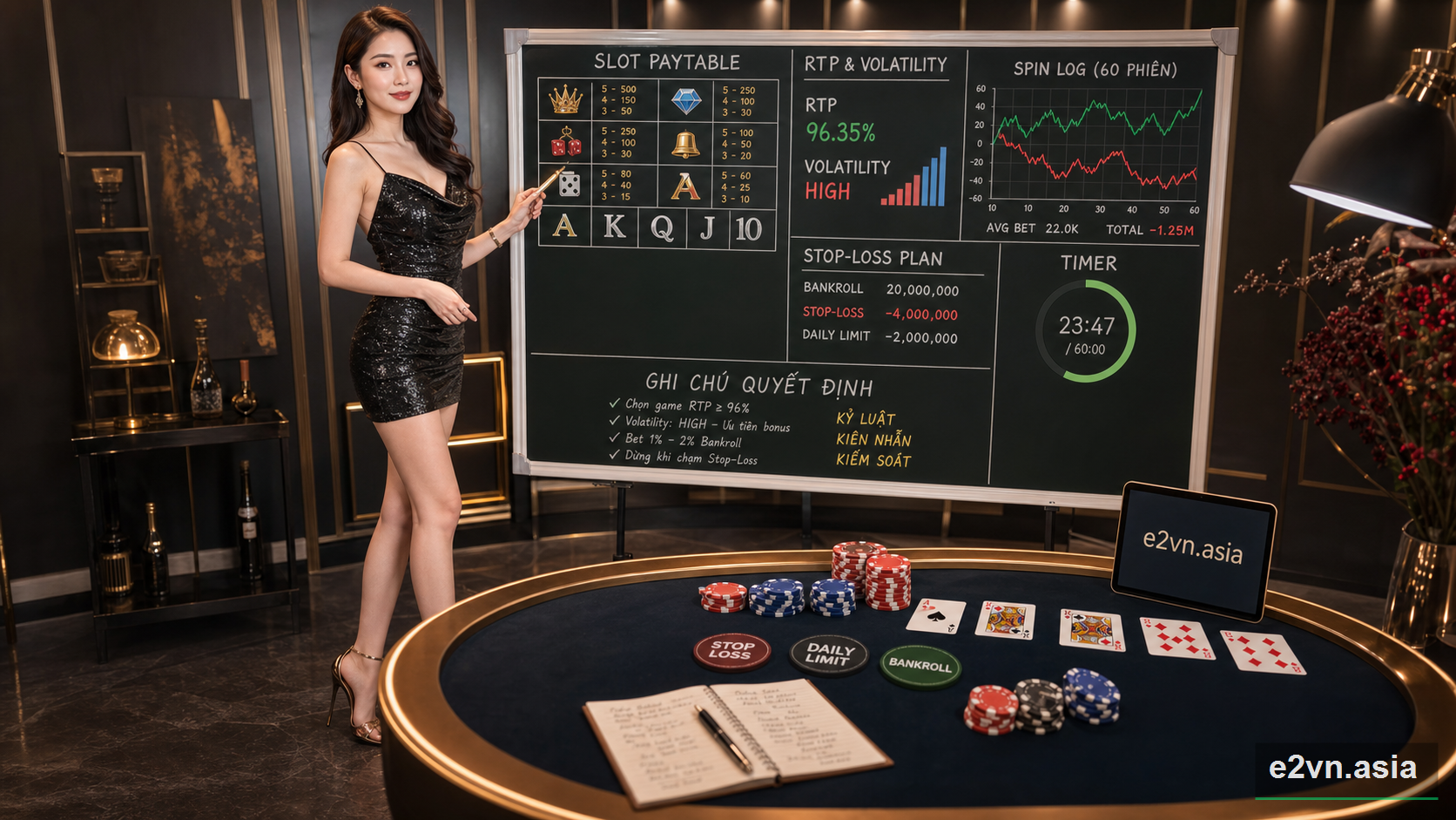 Đọc độ biến động của Slot mà không bị ảo tưởng - minh họa phân tích thực tế