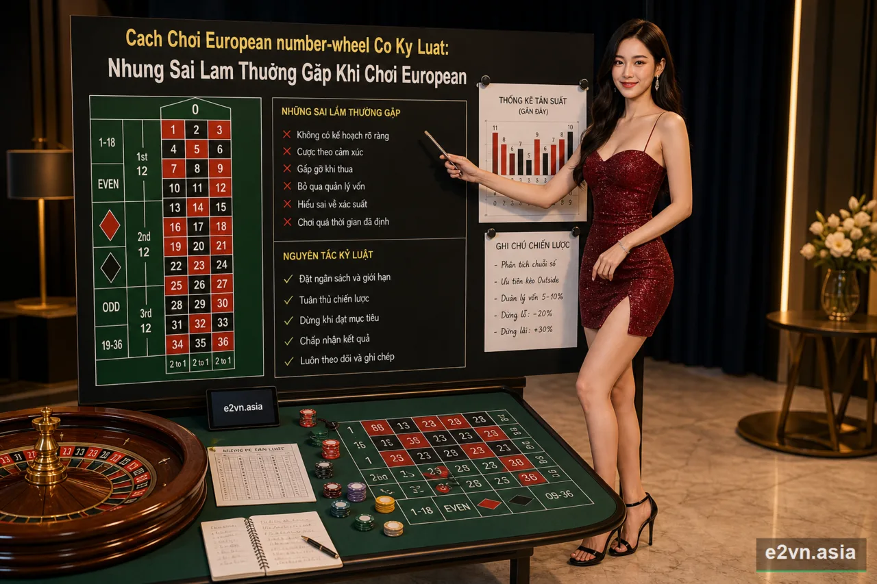 Nhung Sai Lam Thuong Gap Khi Choi European Roulette - minh họa phân tích thực tế