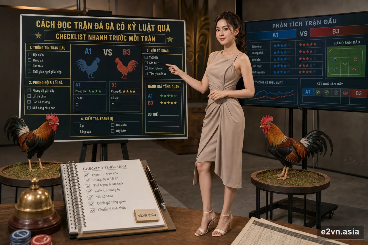 Checklist nhanh truoc moi tran - minh họa phân tích thực tế