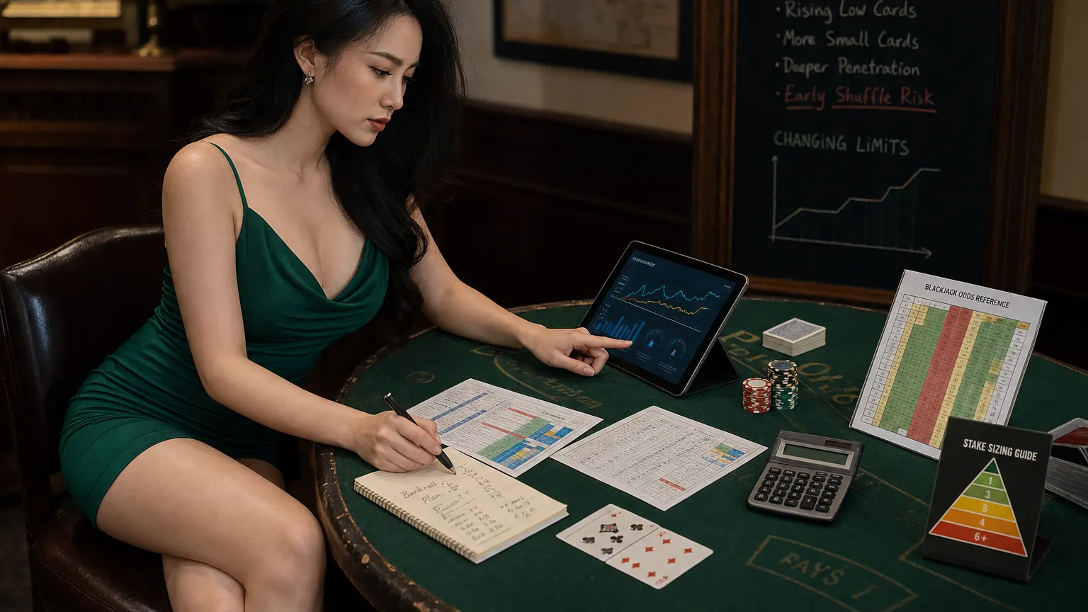 Cau Hoi Thuong Gap Ve Chien Thuat Dem Blackjack Truc Tuyen - minh họa phân tích thực tế