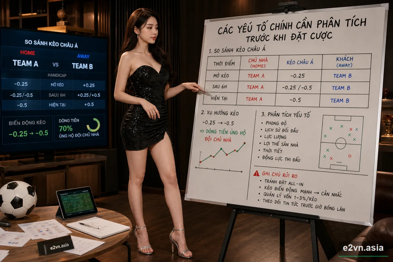 Cac yeu to chinh can phan tich truoc khi dat cuoc - minh họa phân tích thực tế