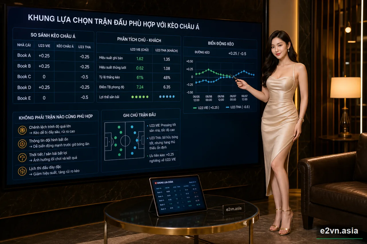 Khung lựa chọn tran dau phu hop voi keo chau A hiep 1/2 - minh họa phân tích thực tế