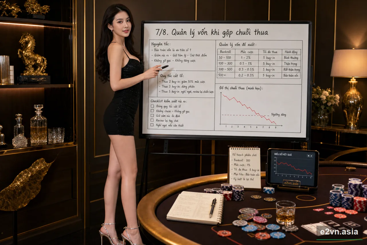 Quan ly von khi gap chuoi thua - minh họa phân tích thực tế