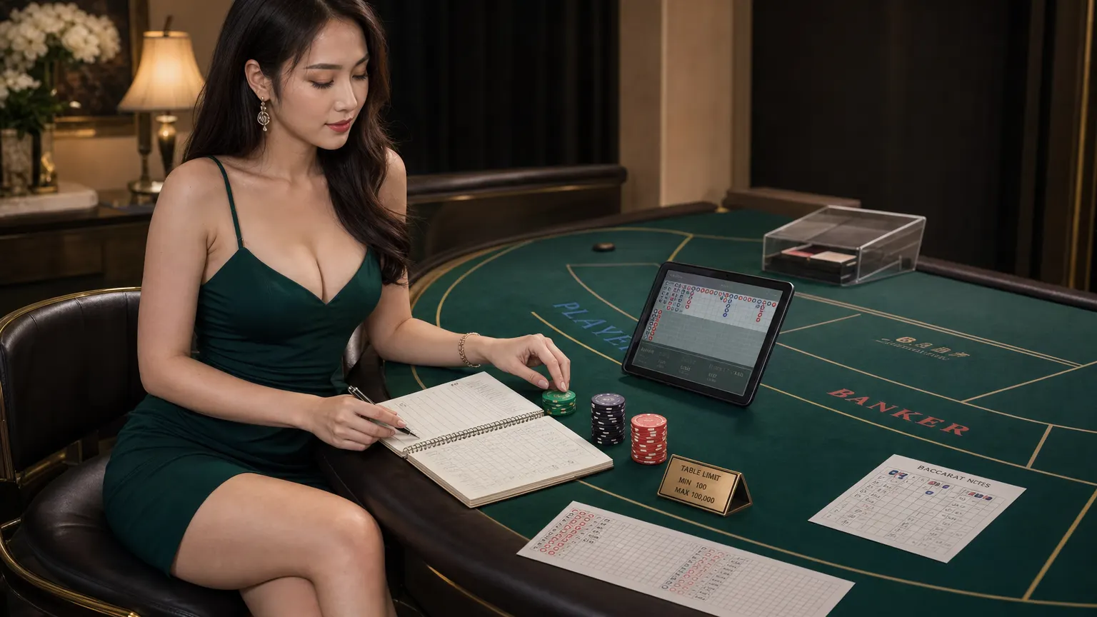 Khung quyết định co ky luat khi choi Baccarat - minh họa phân tích thực tế
