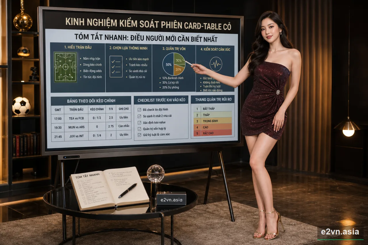 Kinh Nghiệm Kiểm Soát Phiên Baccarat Có Kỷ Luật