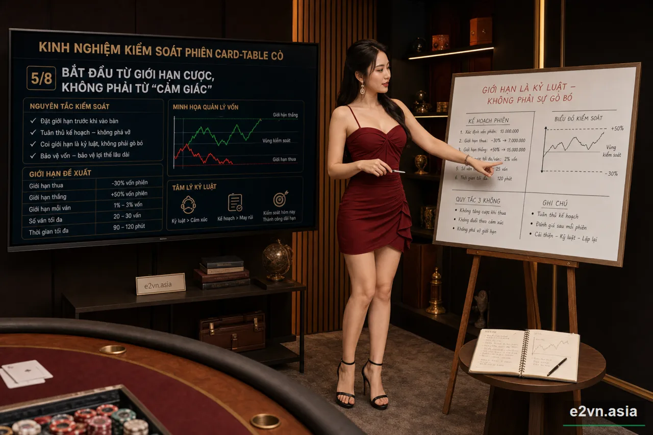 Bat dau tu giới hạn cuoc, khong phai tu 