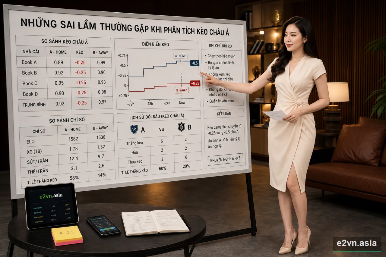 Nhung Sai Lam Thuong Gap Khi Phan Tich Keo Chau A - minh họa phân tích thực tế