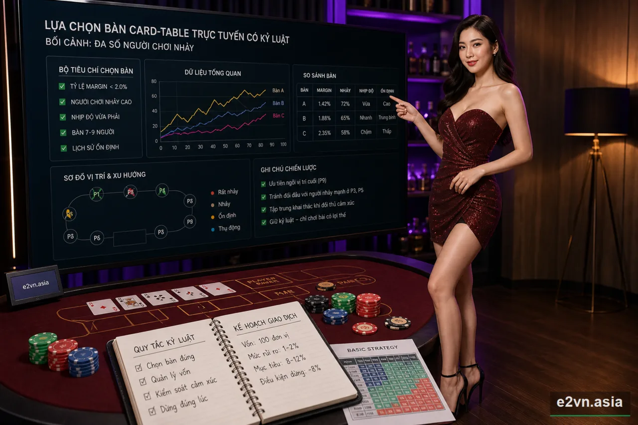 lựa chọn Ban Blackjack Truc Tuyen co ky luat - minh họa phân tích thực tế