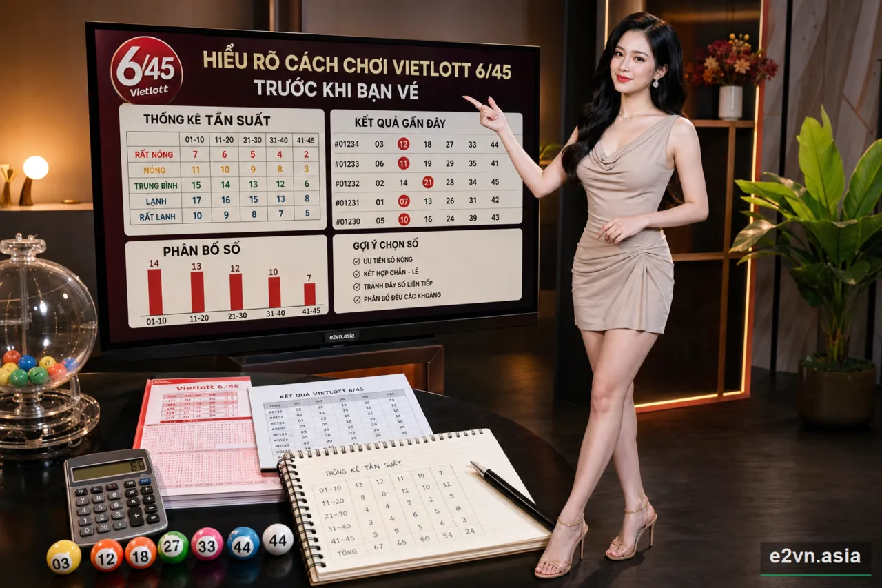 Hieu Ro Cach Choi Vietlott 6/45 - minh họa phân tích thực tế