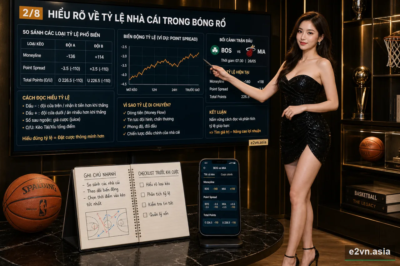 Hieu ro ve tỷ lệ nha cai trong bong ro - minh họa phân tích thực tế