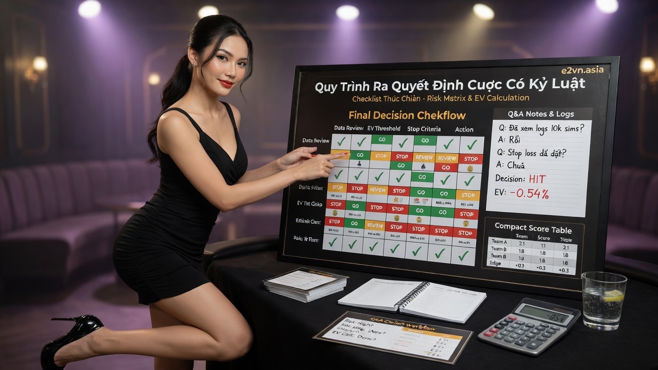 Checklist truoc tran: 15 diem kiểm tra bat buoc truoc khi xac nhan bat ky keo nao - minh họa phân tích thực tế