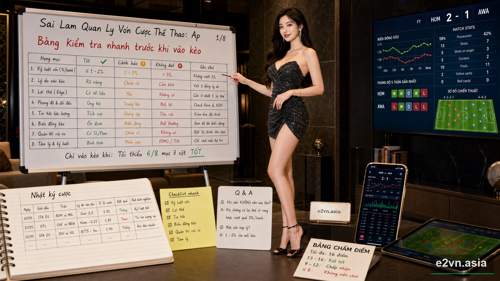 Sai Lầm Quản Lý Vốn Cược Thể Thao: Áp Dụng Tiêu Chí Kelly Qua Nhật Ký 30 Kèo