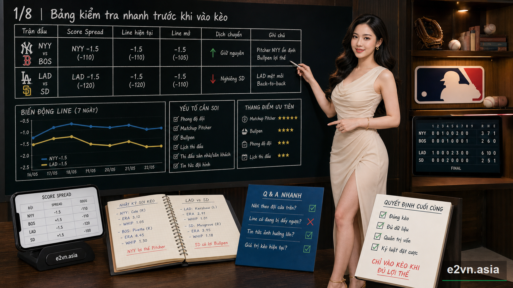 Sai Lầm Run Line MLB: Khung So Sánh Nhiều Nhà Cái Có Kỷ Luật