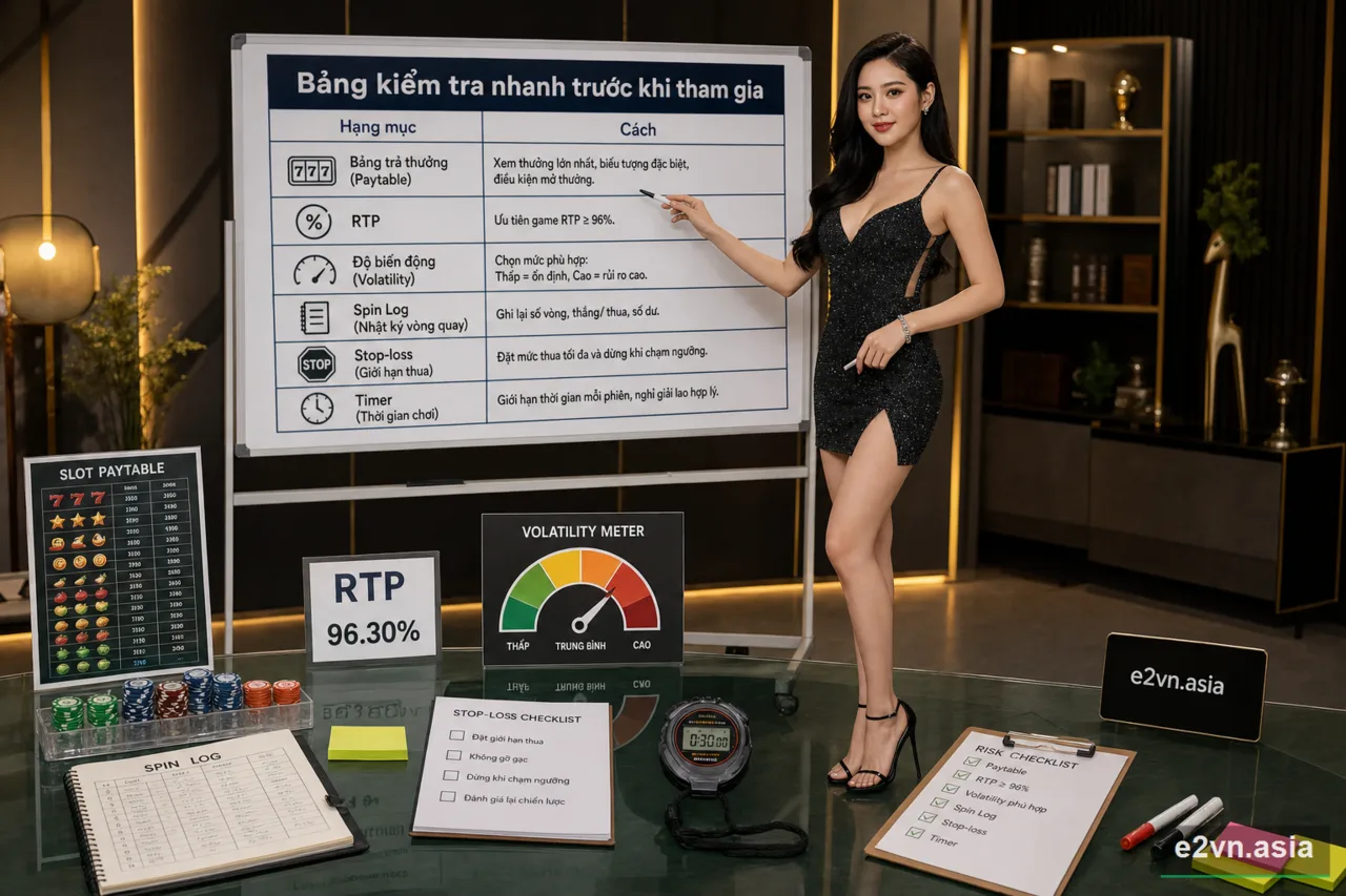 Slot Trực Tuyến: Cách Đọc Rủi Ro Trước Khi Quay