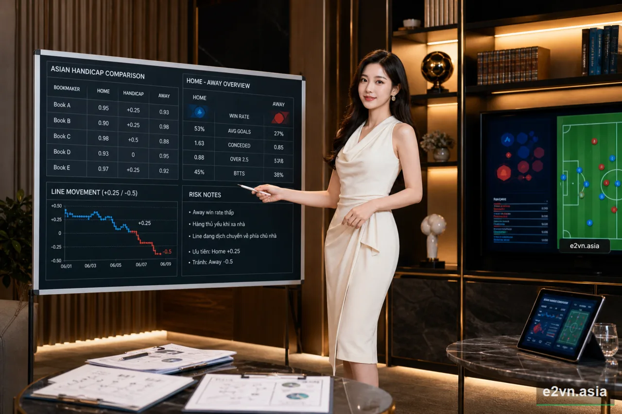 Thời Điểm Hợp Lý Để Đặt Kèo Châu Á Dựa Vào thanh khoản thị trường