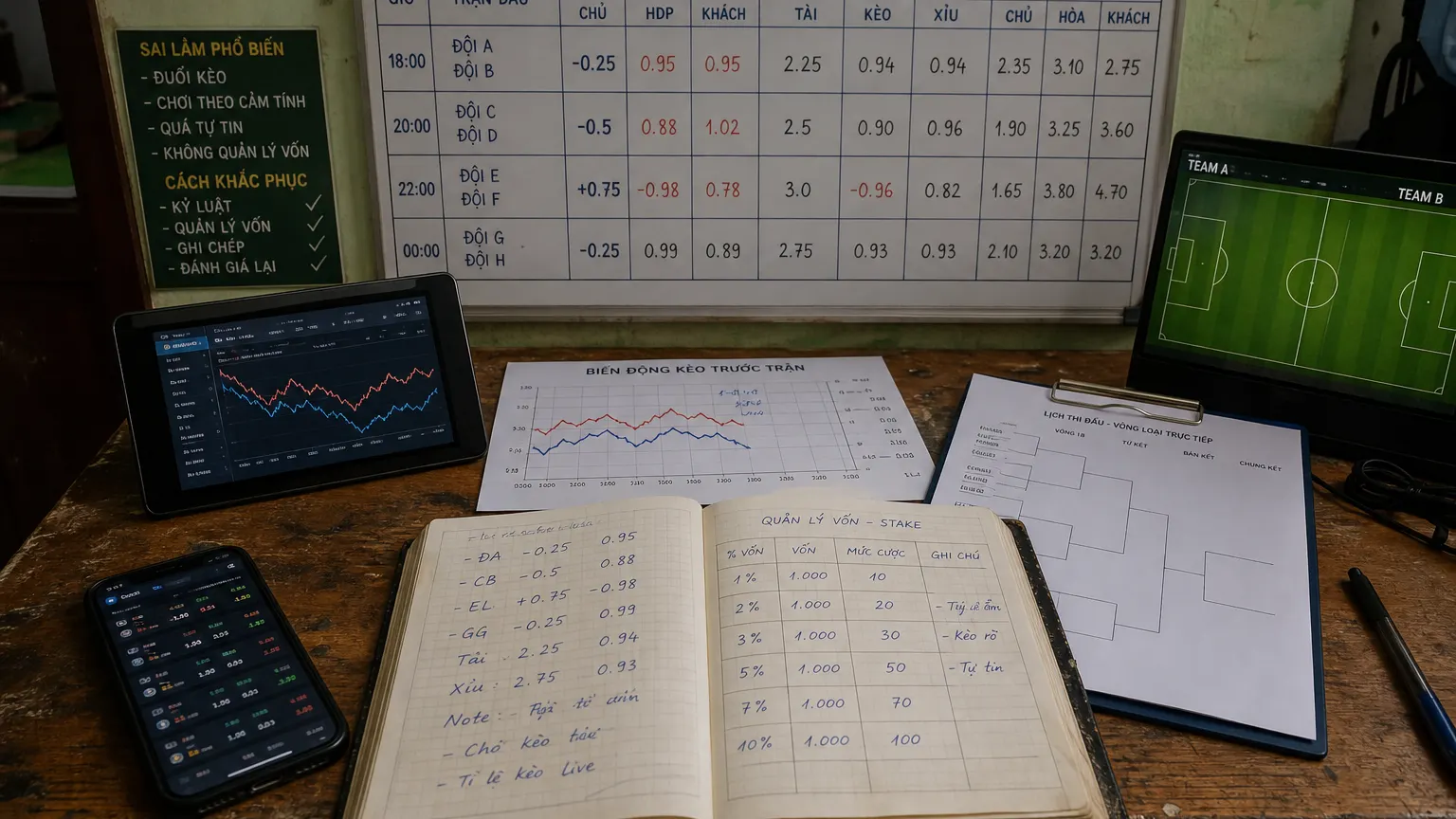 Hieu ro cac loai keo chau a pho bien va cach doc odds - minh họa phân tích thực tế