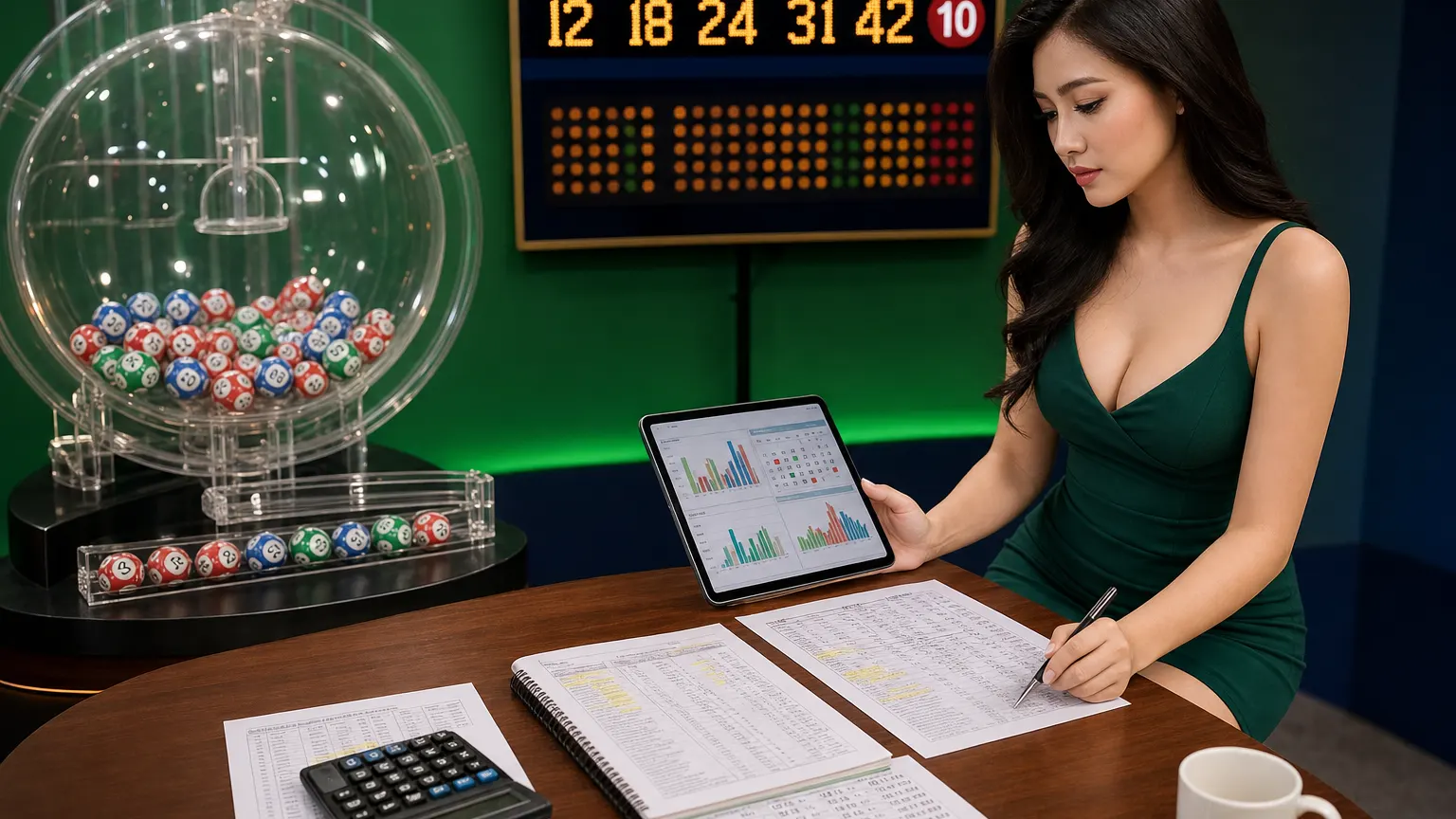 Xổ số Power Ball: Phương pháp thống kê tần suất bộ số trúng
